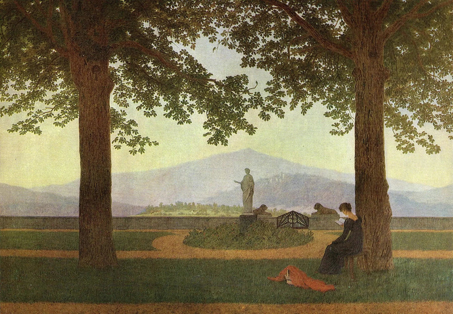 La Terraza del Jardín - Caspar David Friedrich