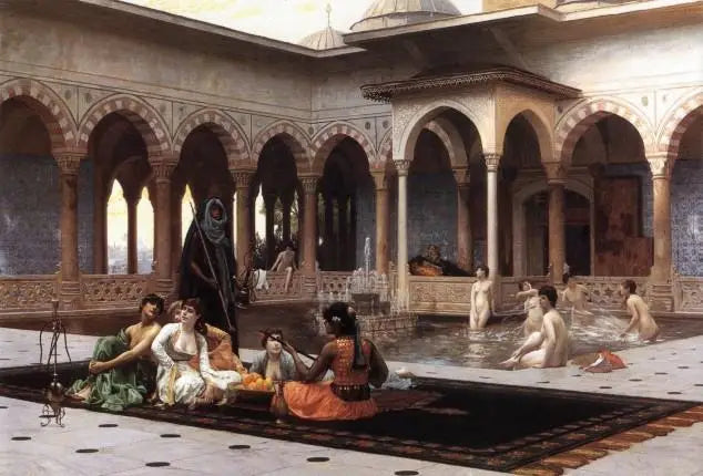 La Terraza del serail - Jean-Léon Gérôme