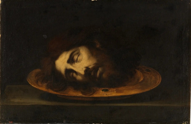 La cabeza de san Juan Bautista - Bartolomé Esteban Murillo