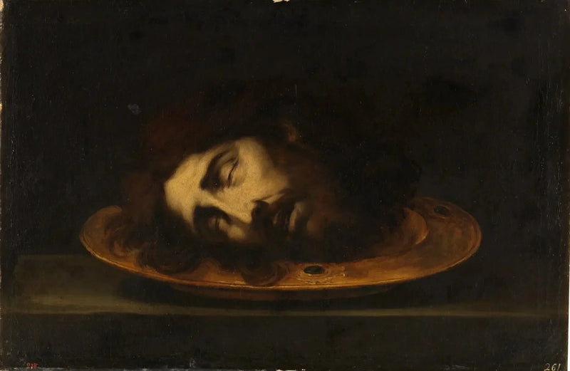 La cabeza de san Juan Bautista - Bartolomé Esteban Murillo