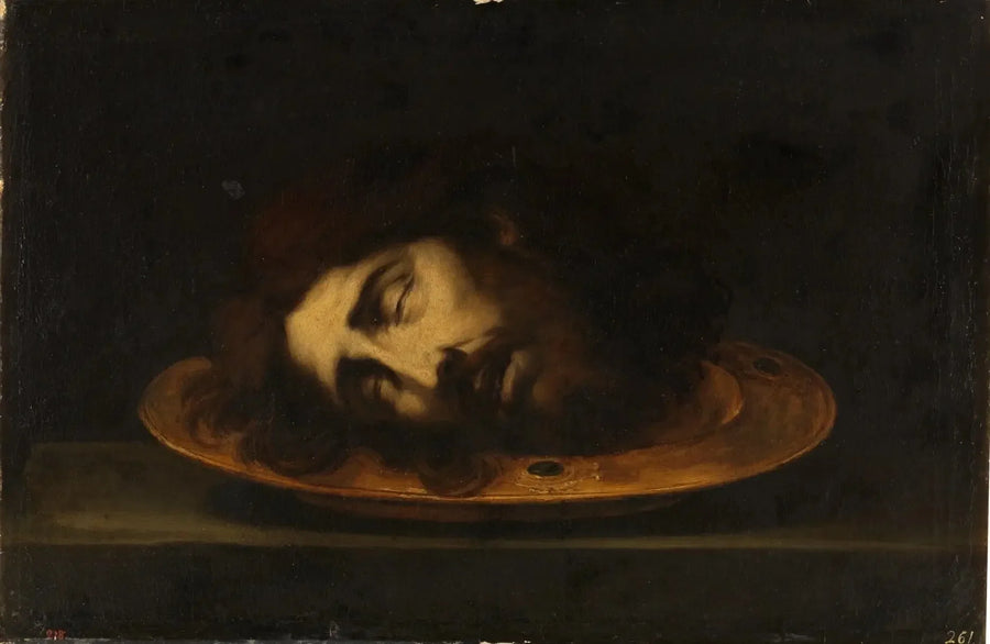 La cabeza de san Juan Bautista - Bartolomé Esteban Murillo
