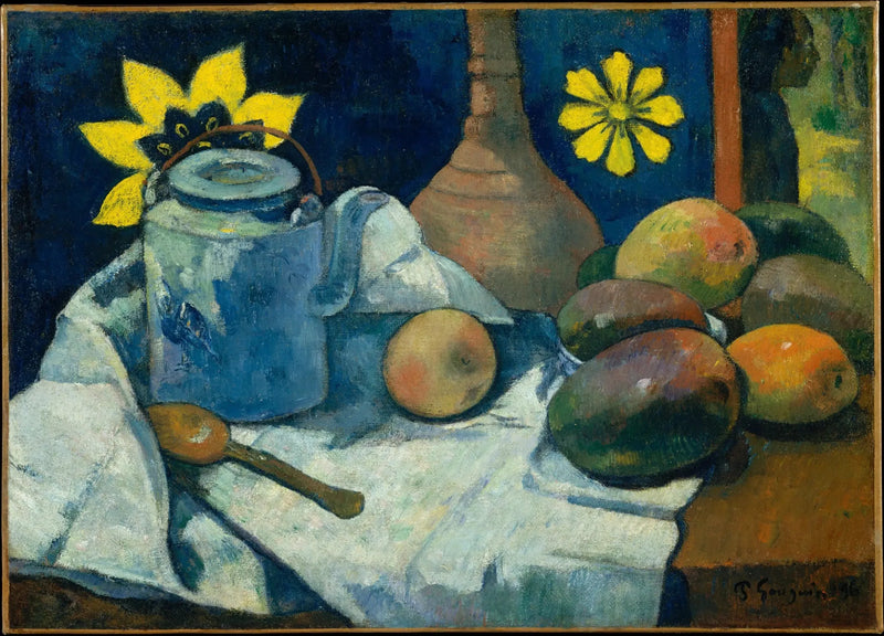 La Tetera y las frutas - Paul Gauguin