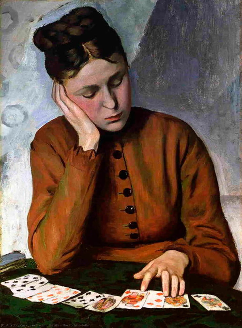 La Sacadora de cartas - Frédéric Bazille