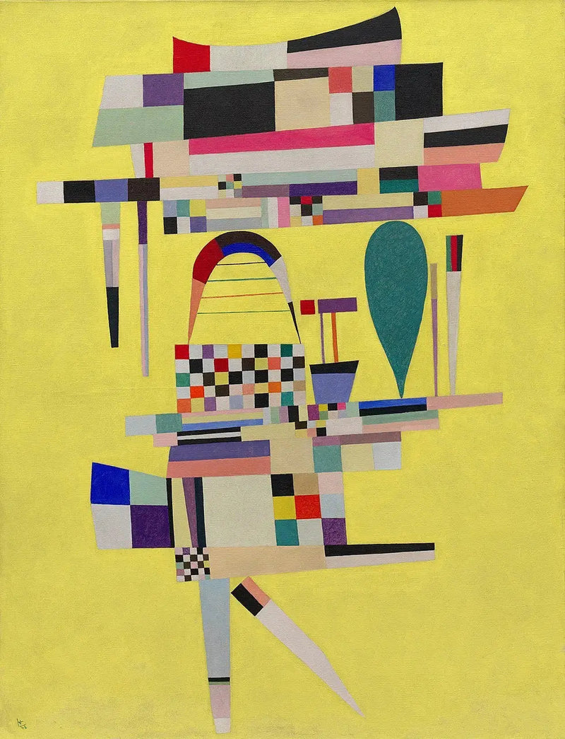 El Lienzo amarillo - Vassily Kandinsky