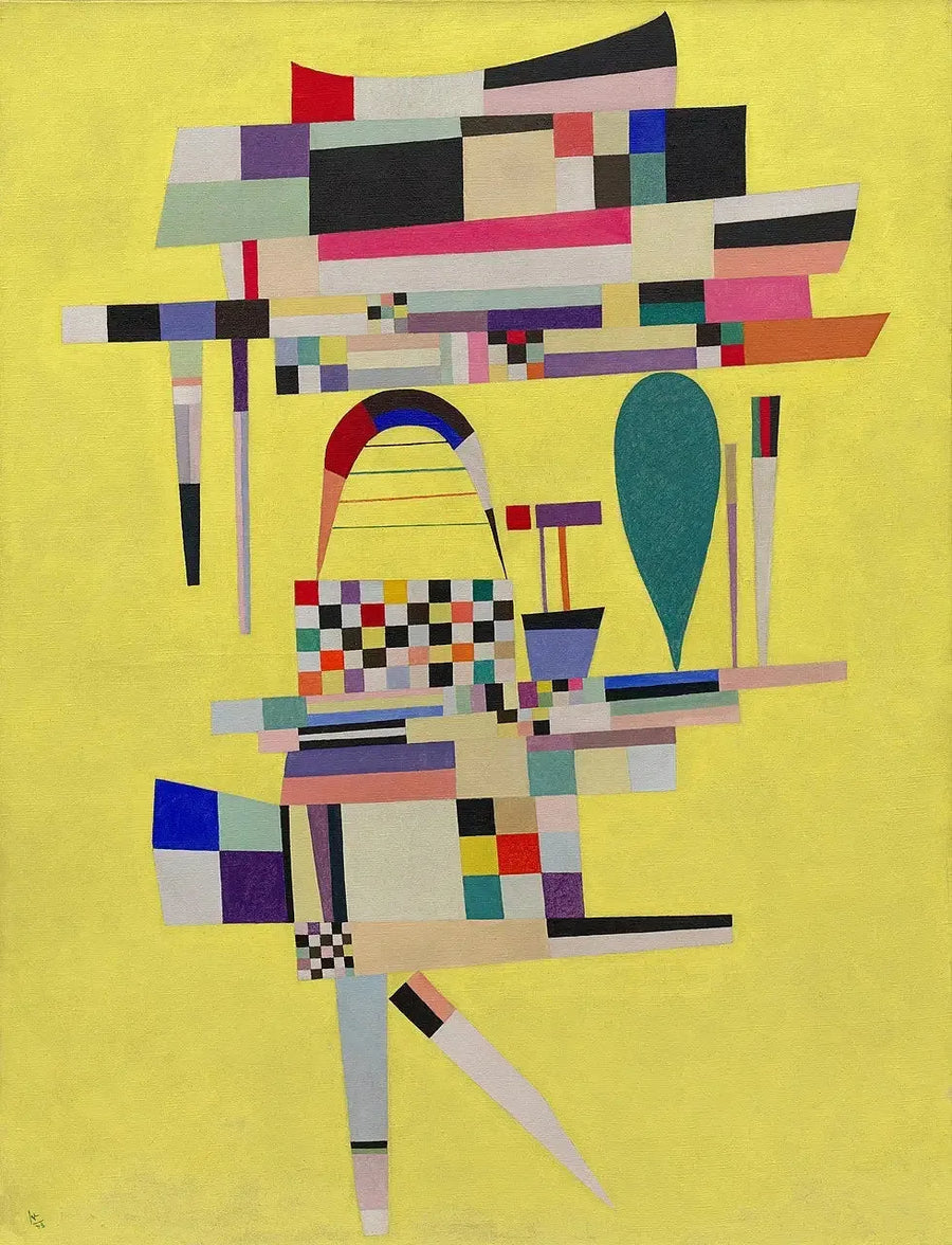 El Lienzo amarillo - Vassily Kandinsky