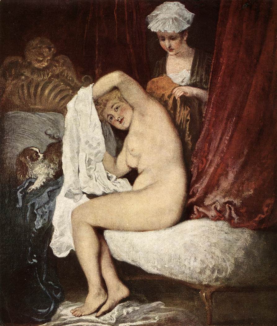 El aseo - Antoine Watteau