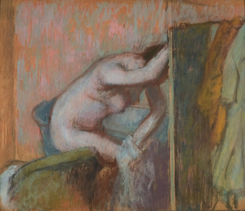 La Toilette después del baño - Edgar Degas