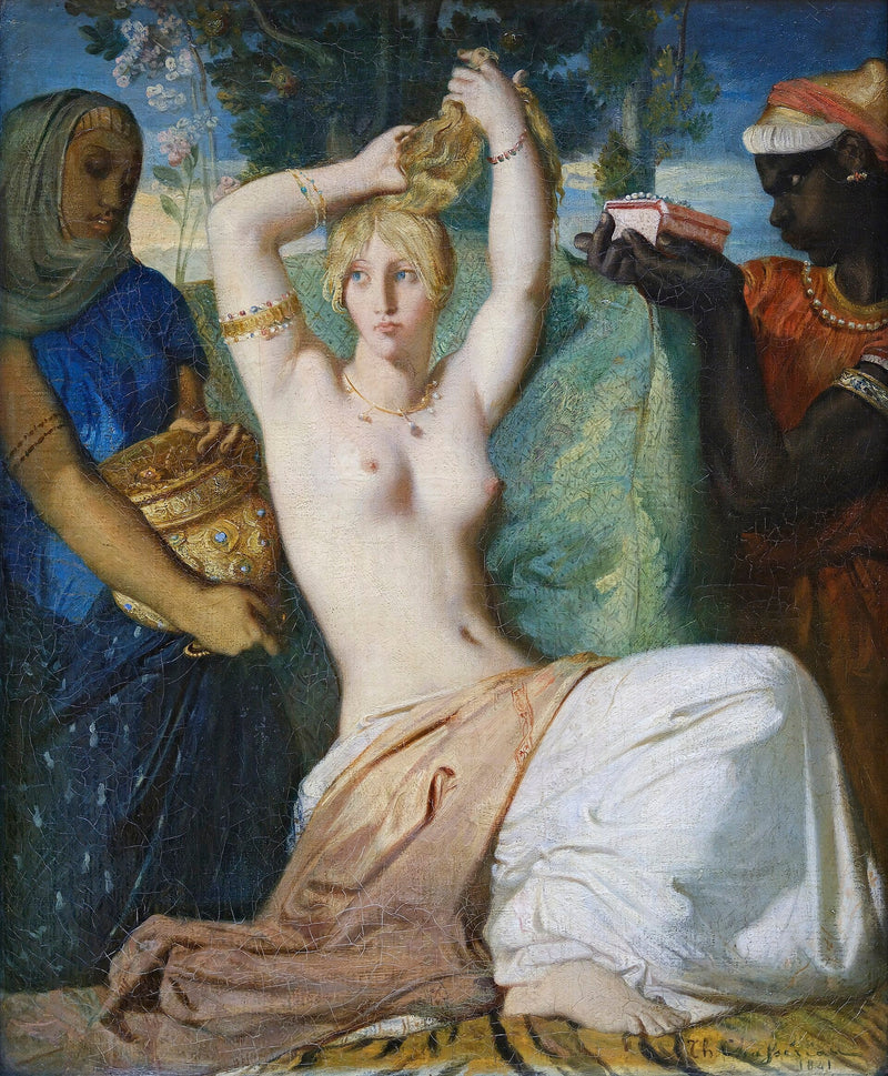 La Toilette de Esther - Théodore Chassériau
