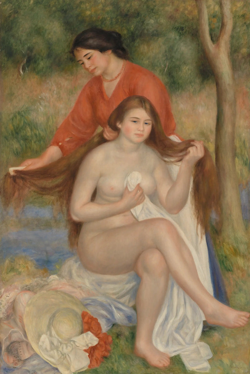 El Baño de la bañista - Pierre-Auguste Renoir