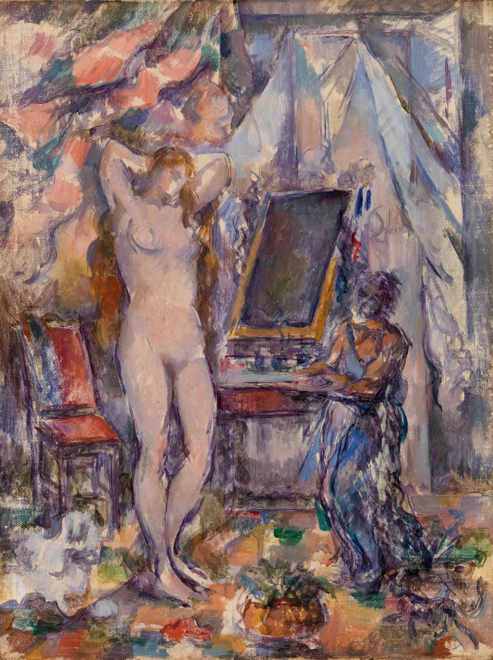 La Toilette - Paul Cézanne image 1 copie peinte à la main à l’huile