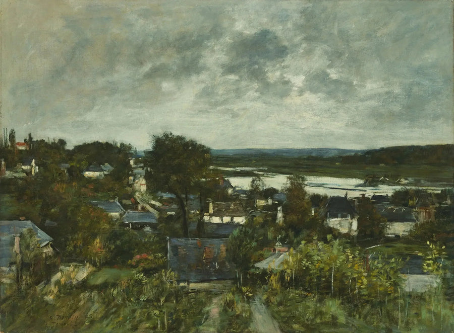 La Touques cerca de Deauville - Eugène Boudin