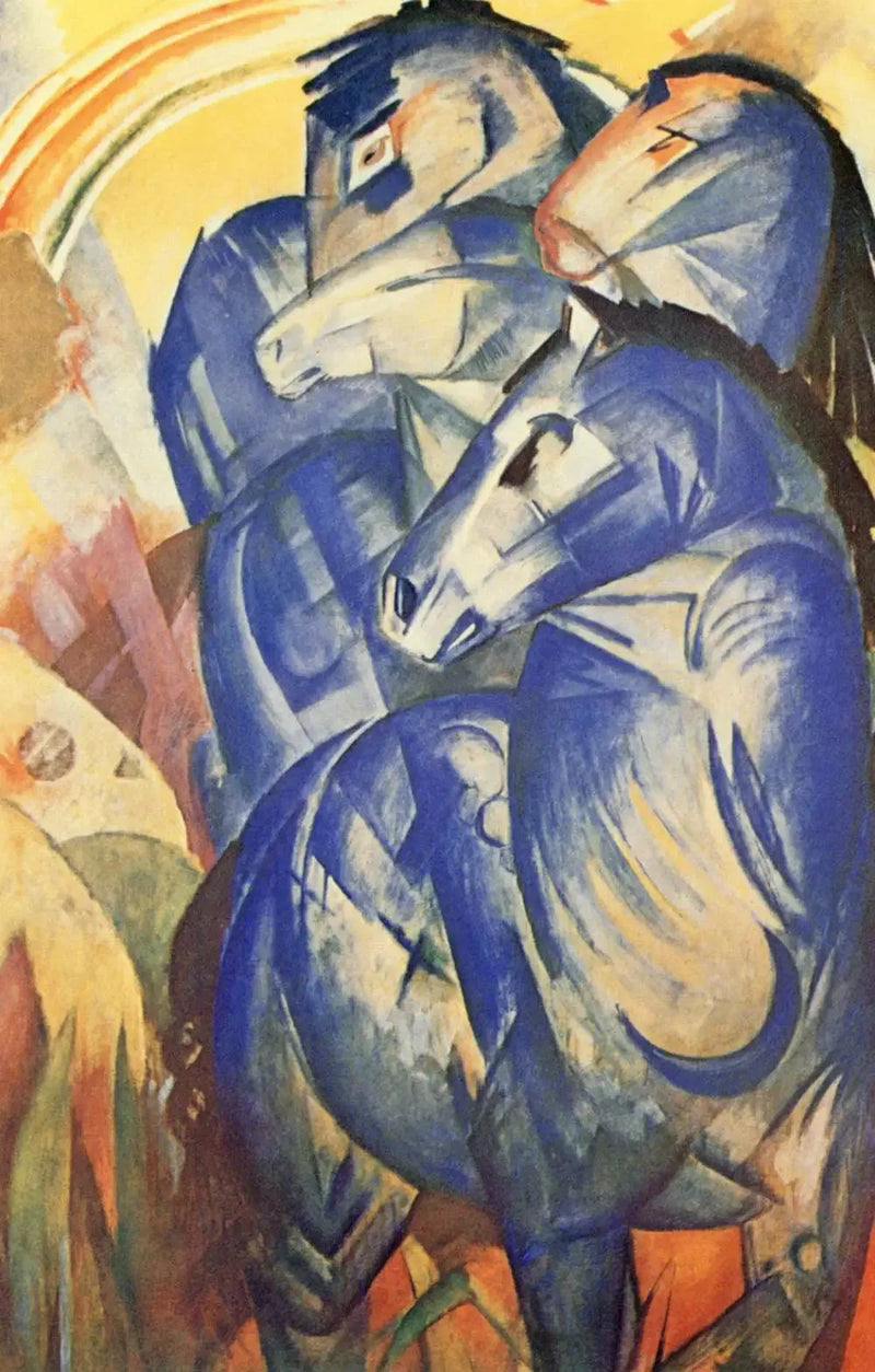 La Torre de los caballos azules - Franz Marc