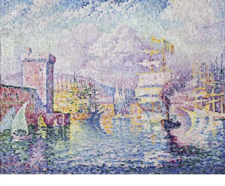 La torre rosa. Marsella - Paul Signac