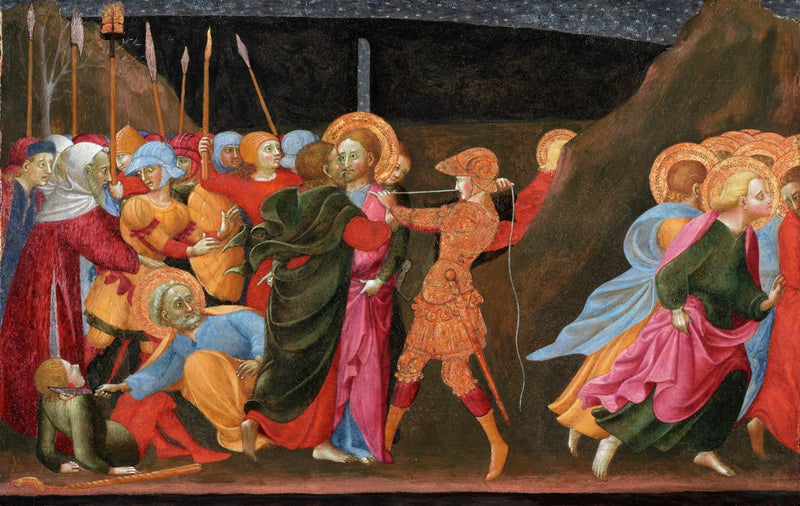 La traición de Cristo - Stefano di Giovanni (Sassetta)
