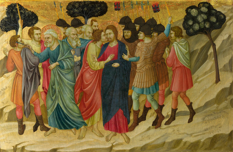La traición de Cristo - Ugolino di Nerio
