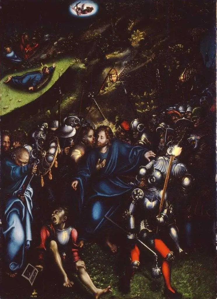 La traición y la captura de Cristo - Lucas Cranach el Viejo
