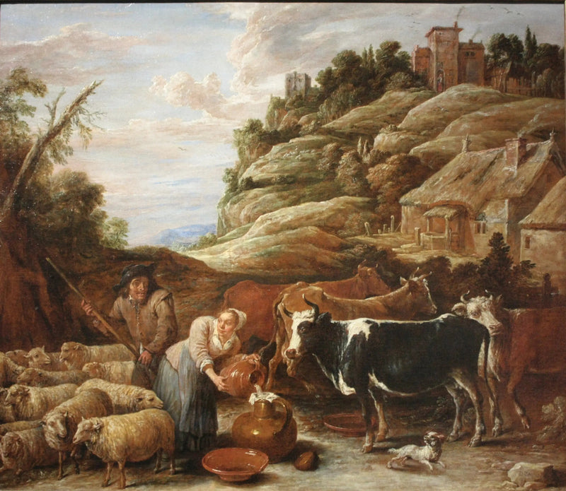 La Trata del rebaño - David Teniers el Joven