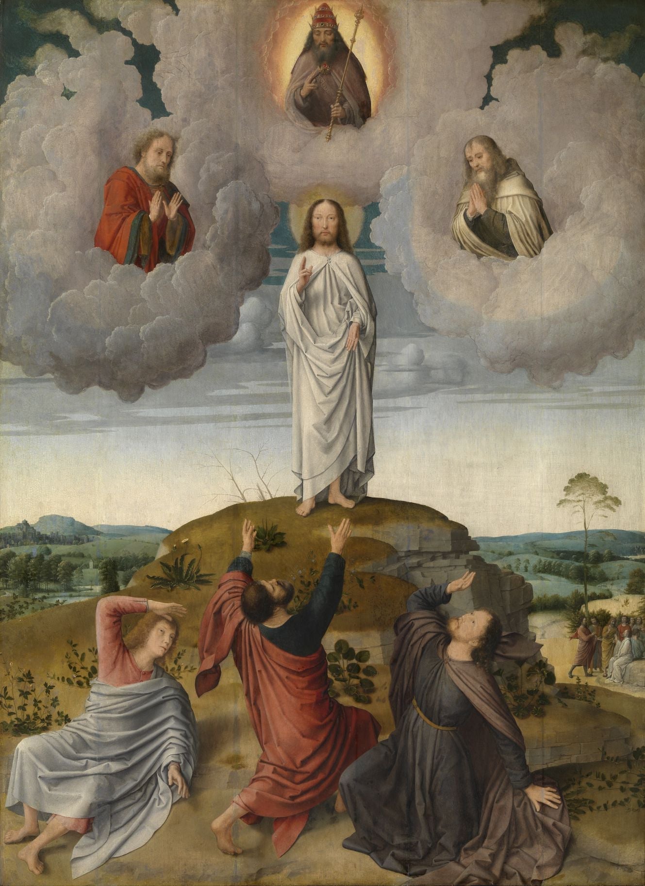 La Transfiguration. - Gérard David image 1 reproduction artisanale de tableau
