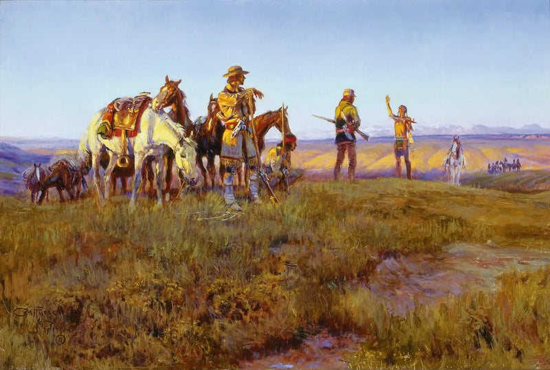 La Tregua de Wildman – La pipa de la paz - Charles Marion Russell