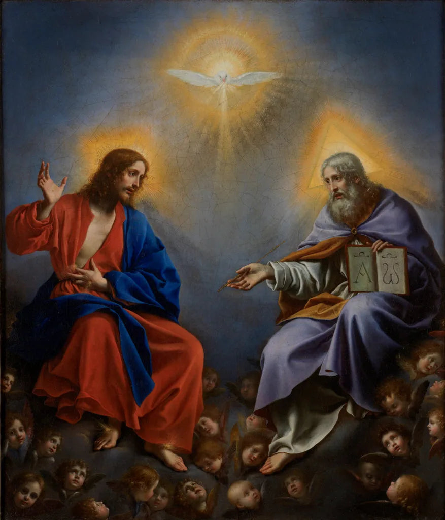 La Trinidad en la gloria - Carlo Dolci