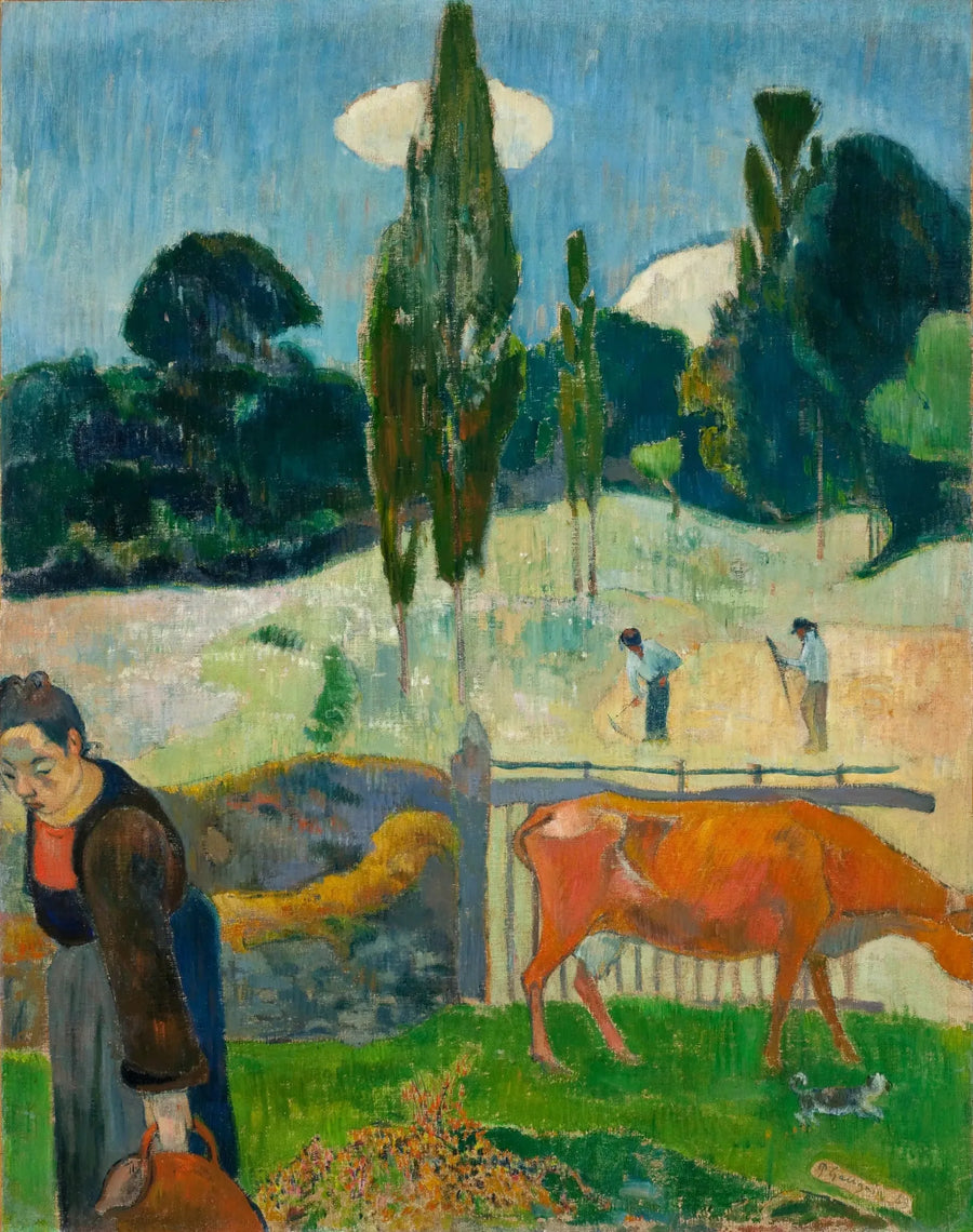 La Vaca roja - Paul Gauguin