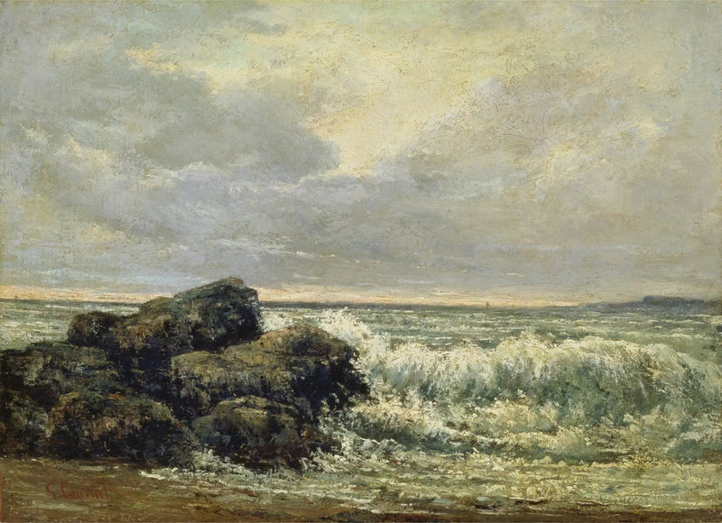 La ola - Gustave Courbet