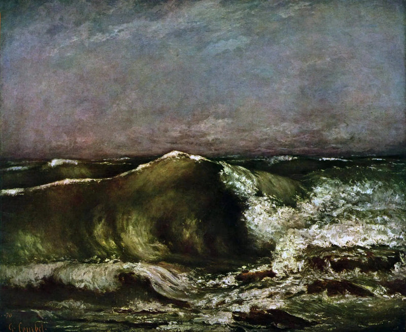 La ola - Gustave Courbet