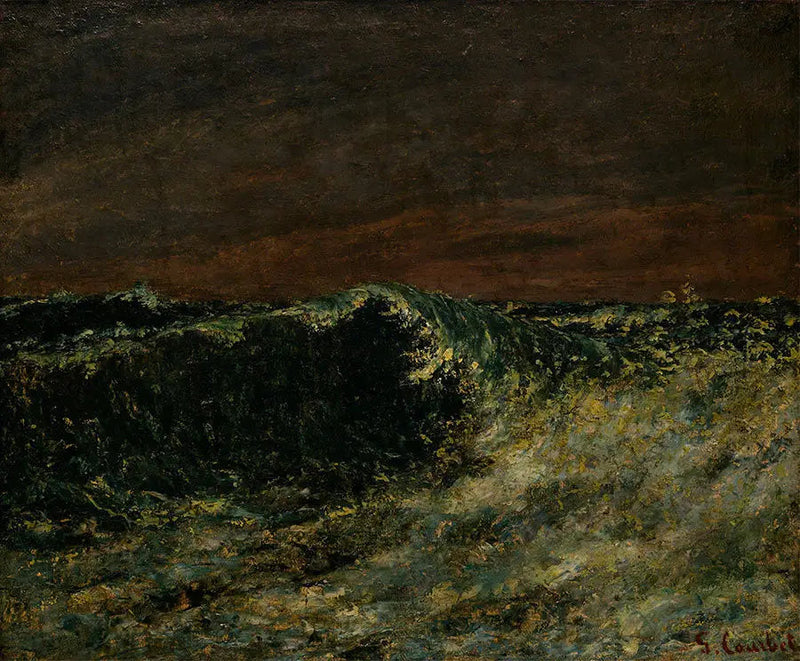 La Onda - Gustave Courbet