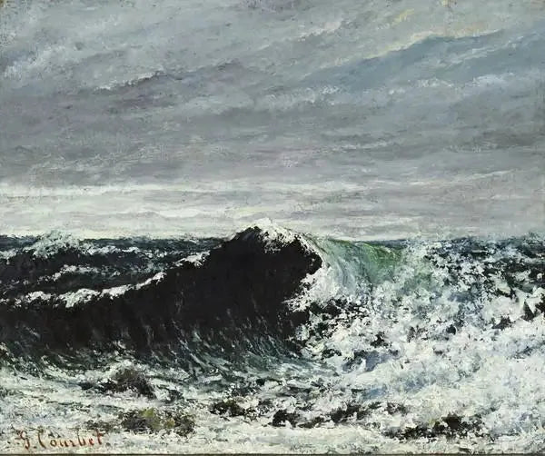 La Onda - Gustave Courbet