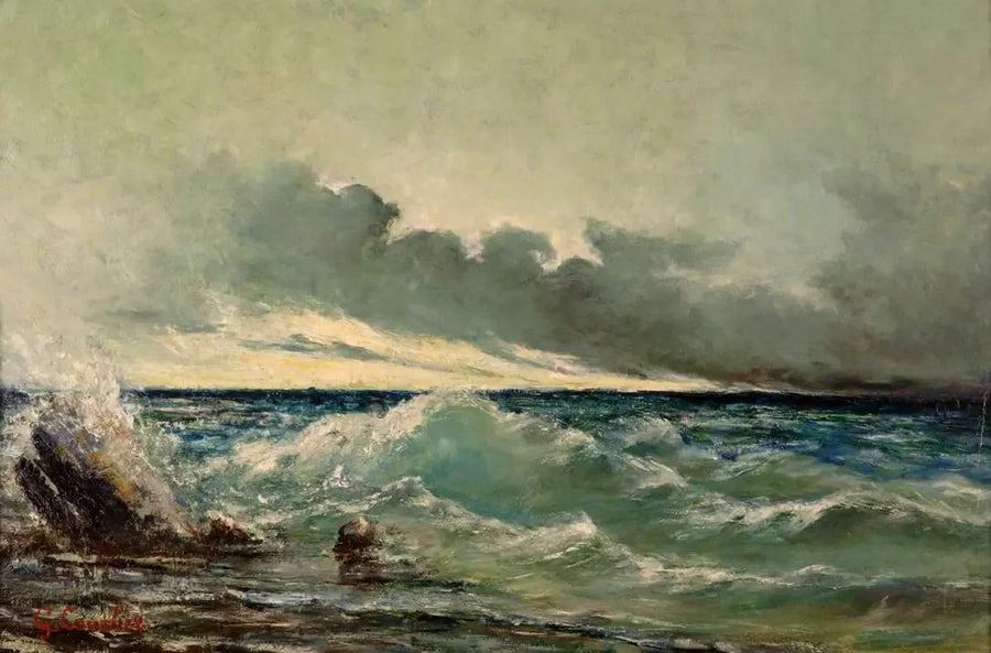 La ola - Gustave Courbet