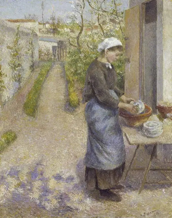 La vajilla - Camille Pissarro
