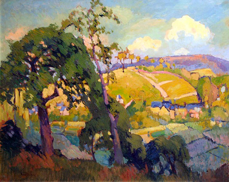 El valle de Blainville-Crevon - Robert Antoine Pinchon