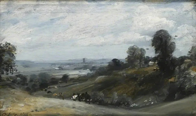 El valle de Dedham desde Langham - John Constable