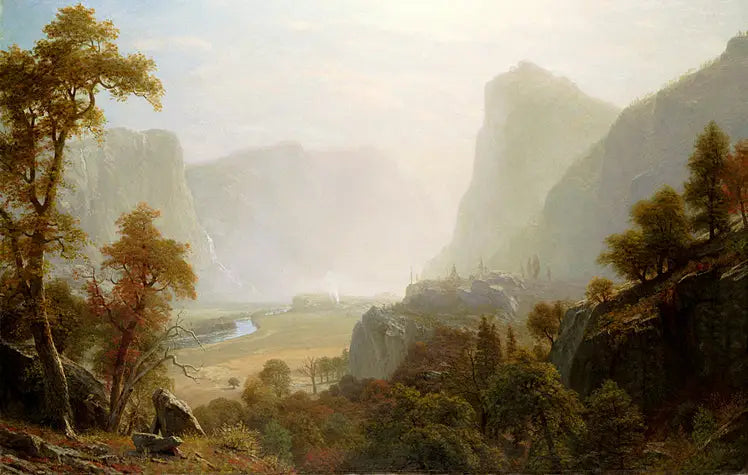 El valle de Hetch-Hetchy, California - Albert Bierstadt