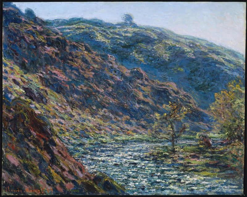 El valle de la pequeña Creuse - Claude Monet