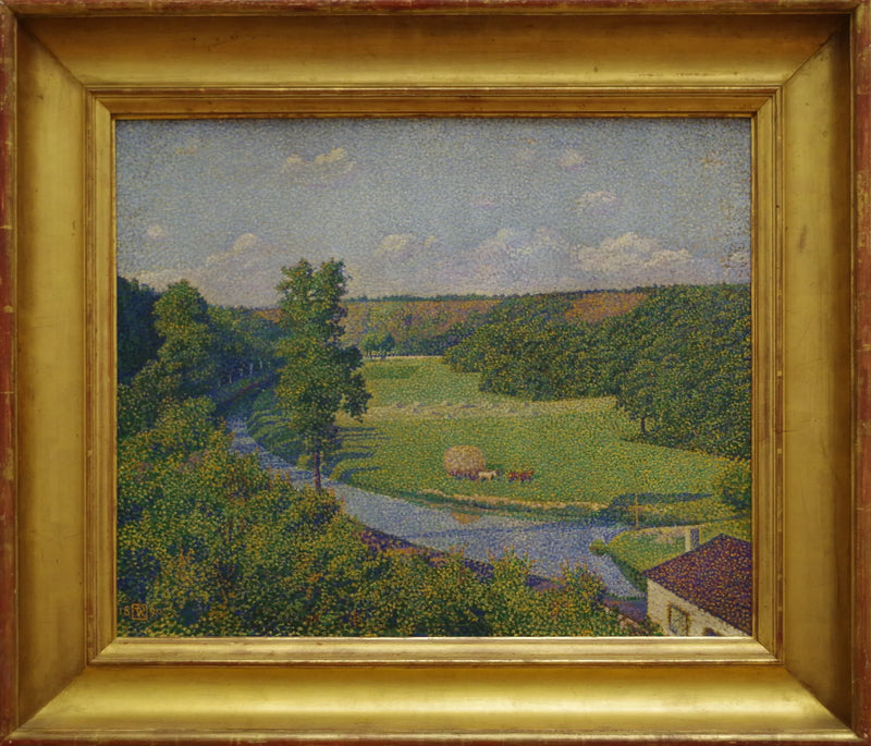 El Valle del Sambre - Théophile van Rysselberghe