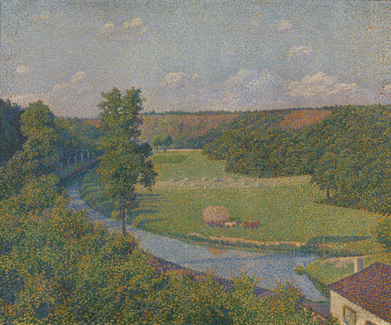 El Valle del Sambre - Théophile van Rysselberghe