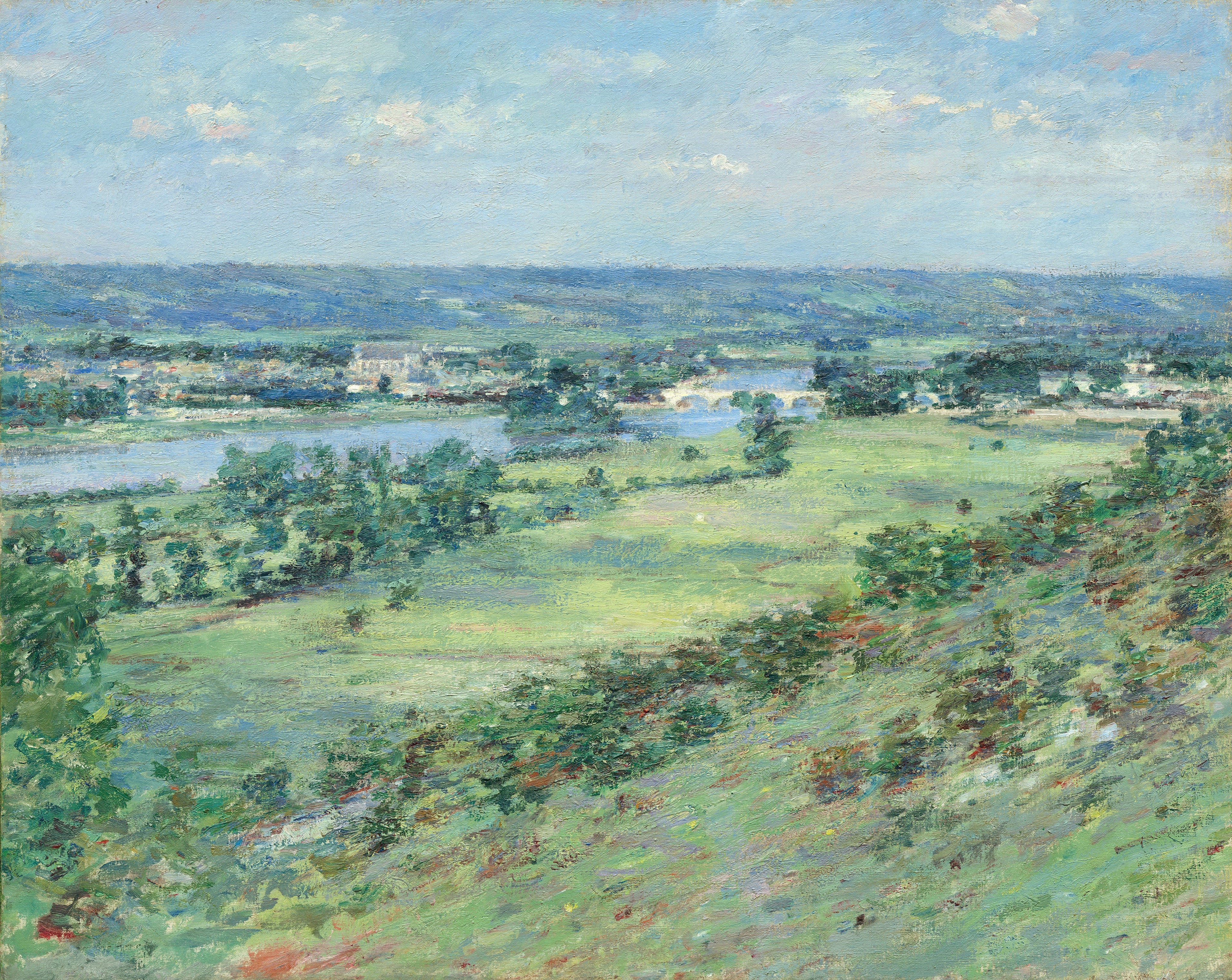 La vallée de la Seine des collines de Giverny - Theodore Robinson - Alpha Reproduction