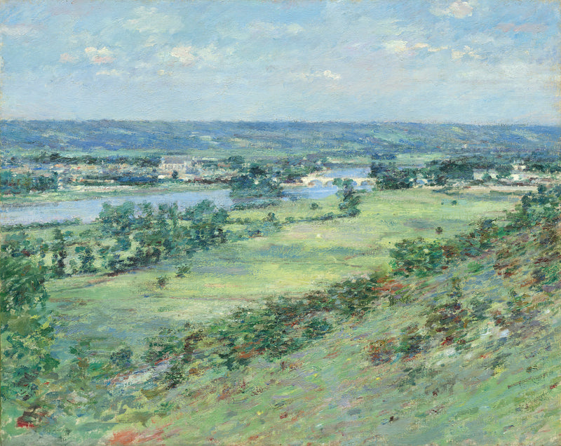 El valle del Sena, colinas de Giverny - Theodore Robinson