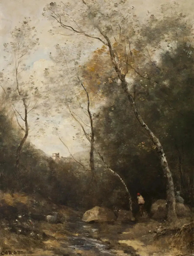El valle feliz - Jean-Baptiste Camille Corot