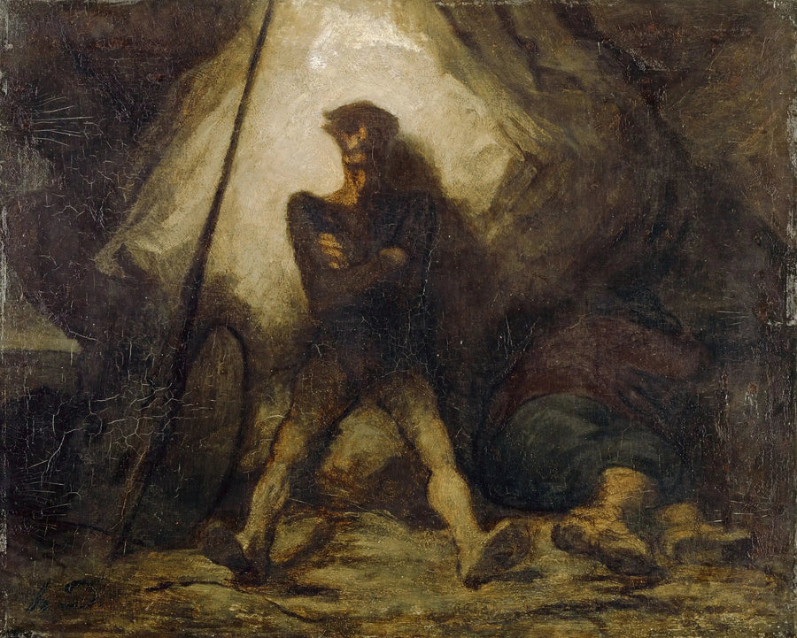 La víspera de Don Quijote - Honoré Daumier