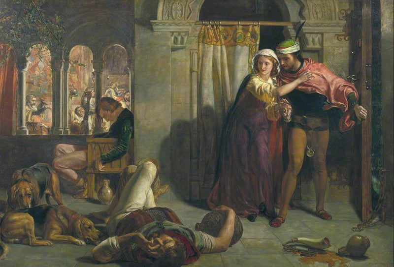 La víspera de Santa Águeda - William Holman Hunt