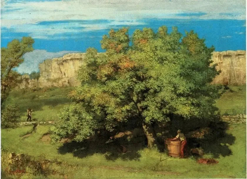 La vendimia en Ornans, bajo la Roche-du-Mont - Gustave Courbet