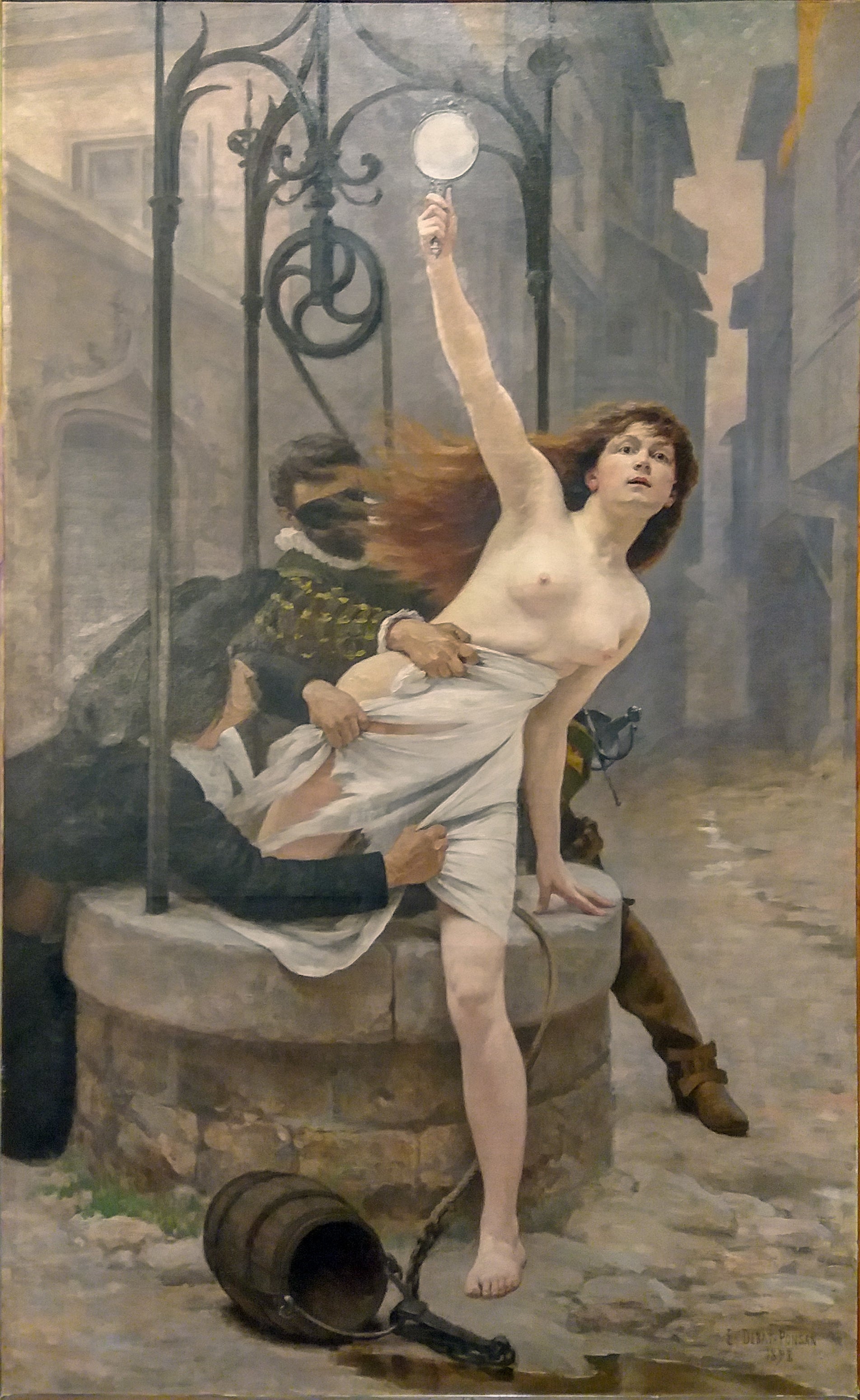La Vérité (affaire Dreyfus) - Édouard Debat image 1 reproduction artisanale de tableau