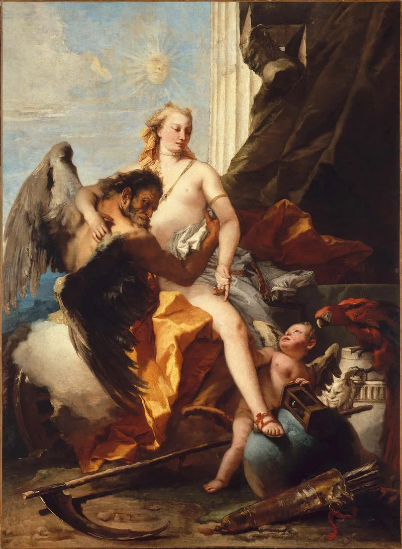 La verdad revelada por el tiempo - Giovanni Battista Tiepolo