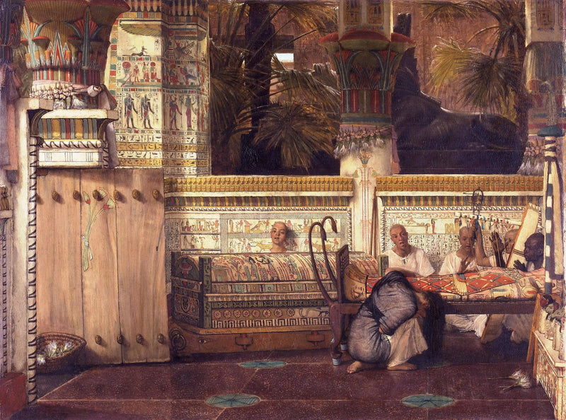 La viuda egipcia - Lawrence Alma-Tadema