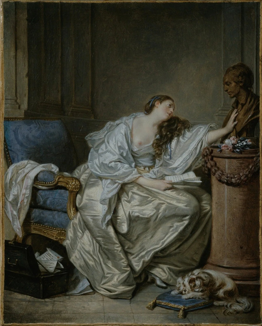 La Viuda inconsolable - Jean-Baptiste Greuze