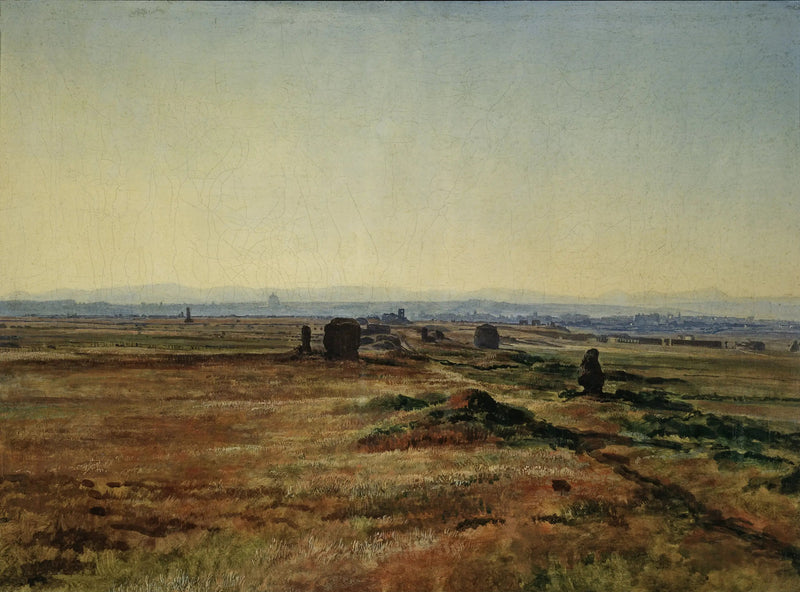 La Vía Appia al atardecer - Alexandre Ivanov