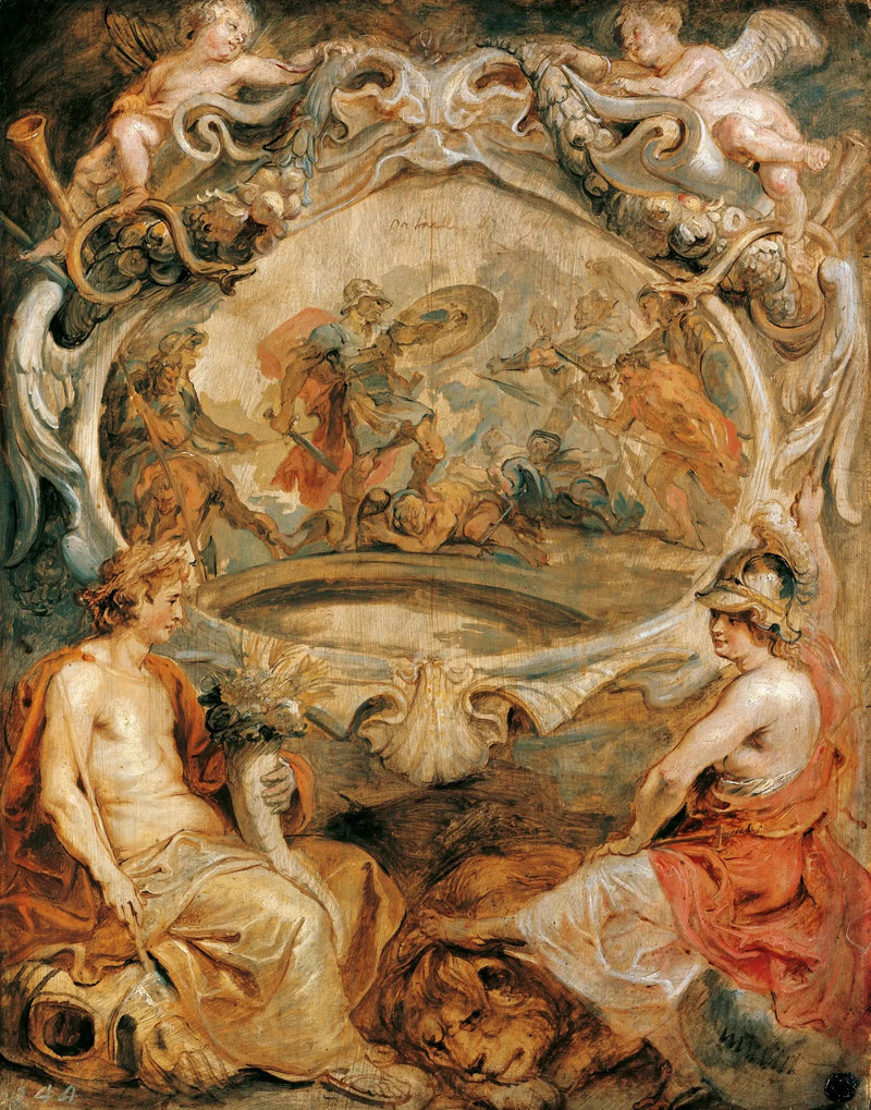 La victoria de Enrique IV en Coutras - Peter Paul Rubens