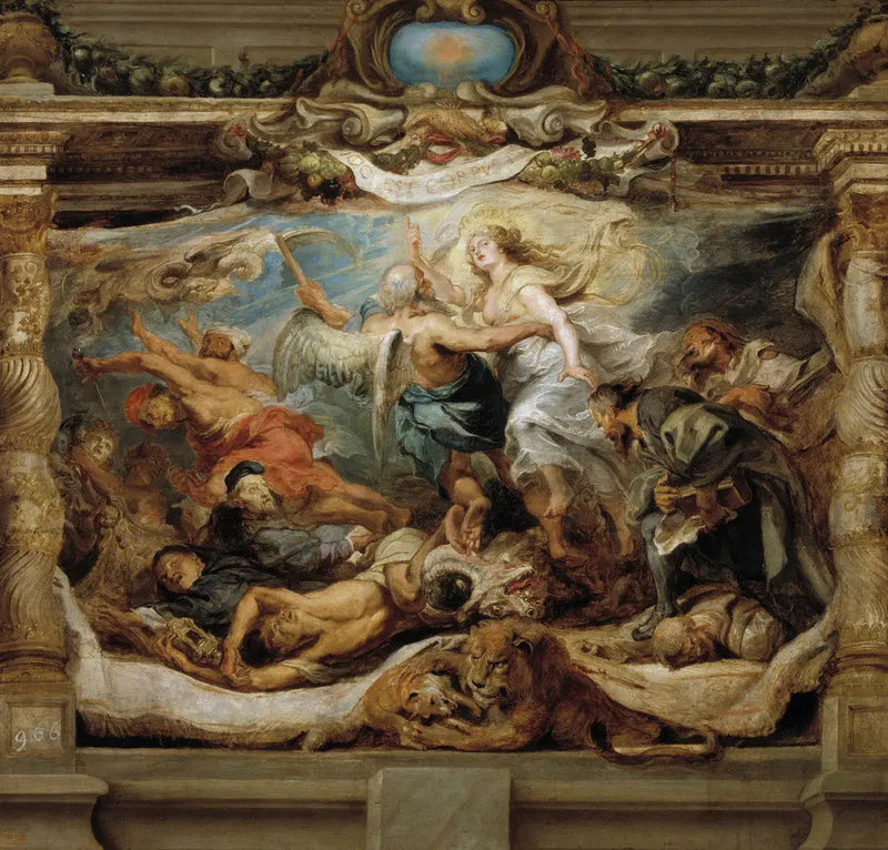 La victoria de la verdad sobre la herejía - Peter Paul Rubens